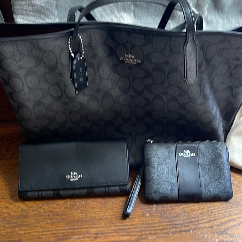 Coach purse set